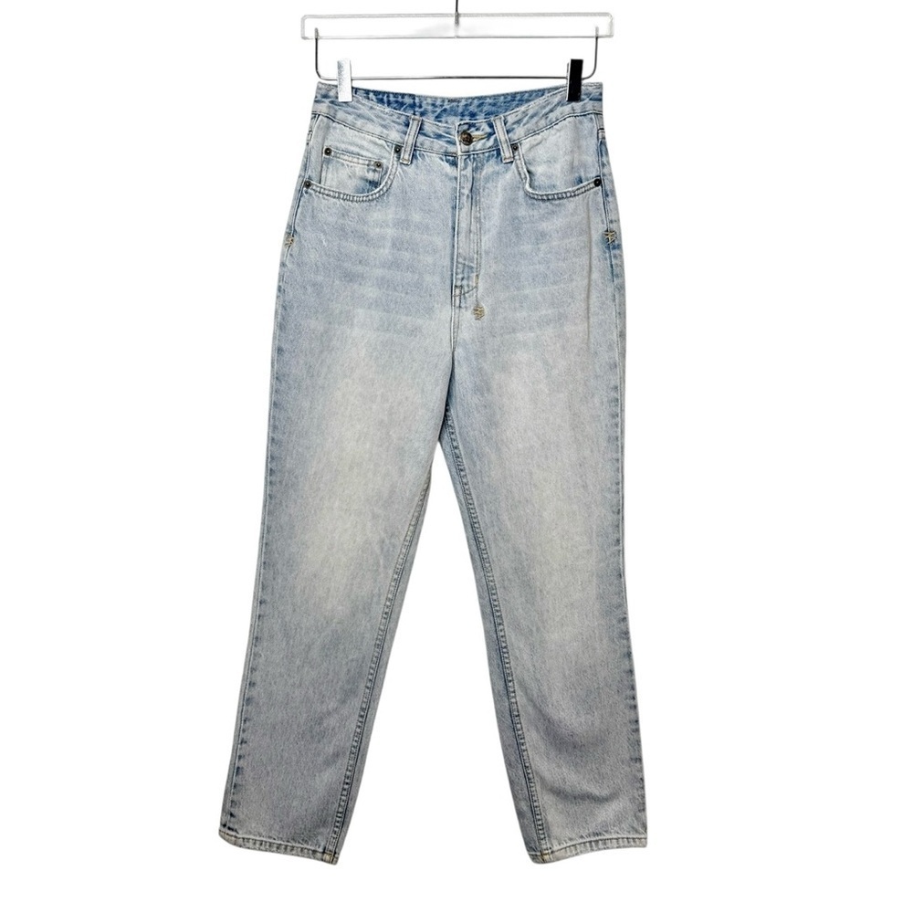 Ksubi Playback High Rise Relaxed Fit Straight Light Wash Women’s Jeans Sz 27